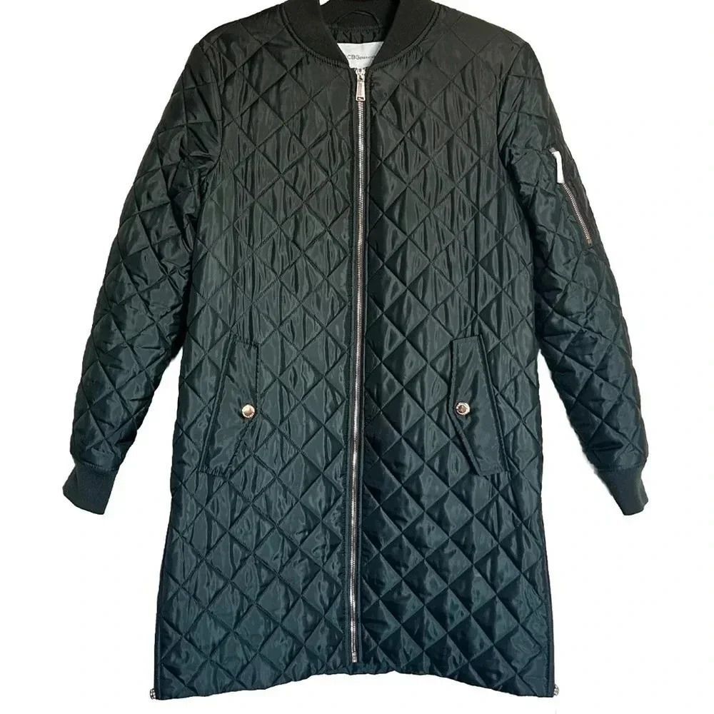 Bomber Trench Flight Jacket Coat Army Green Grunge Skater